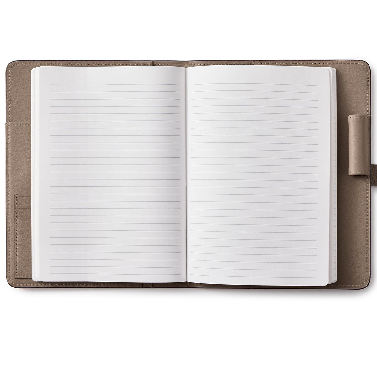 Diary Case Shrink Leather (B6 - Etoupe)
