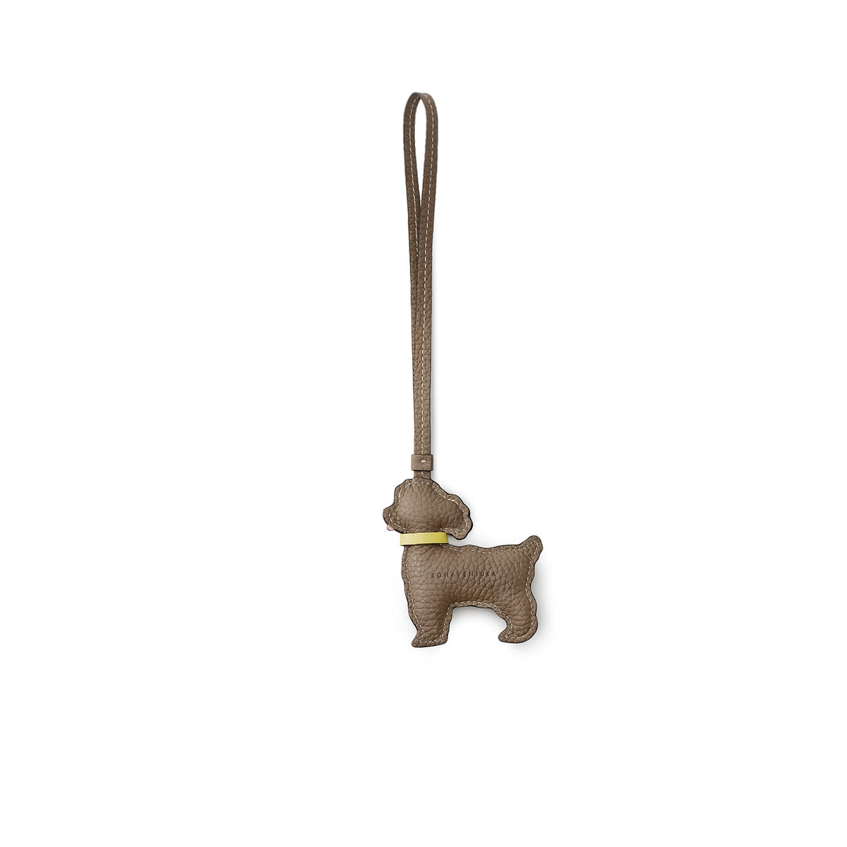 Animal Charm Dog Shrink Leather (Etoupe)
