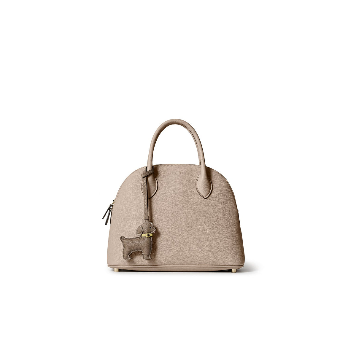 Animal Charm Dog Shrink Leather (Etoupe)