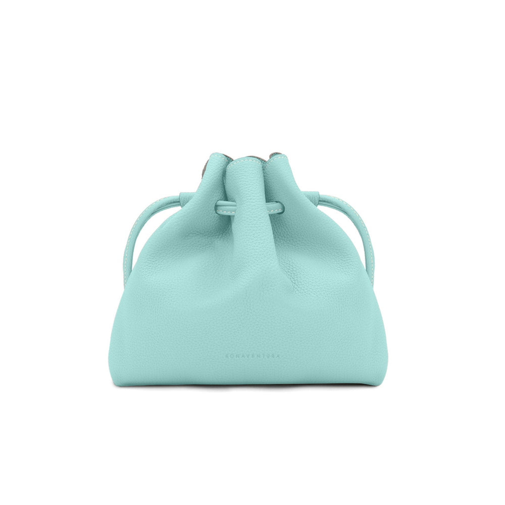Noa Bag Shrink Leather (Mare Blue × Greige (Etoupe edge paint))