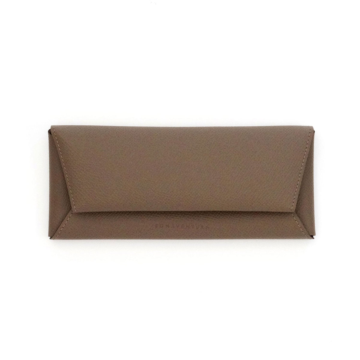 Flap Eyeglass Case Nobile Leather (Etoupe)