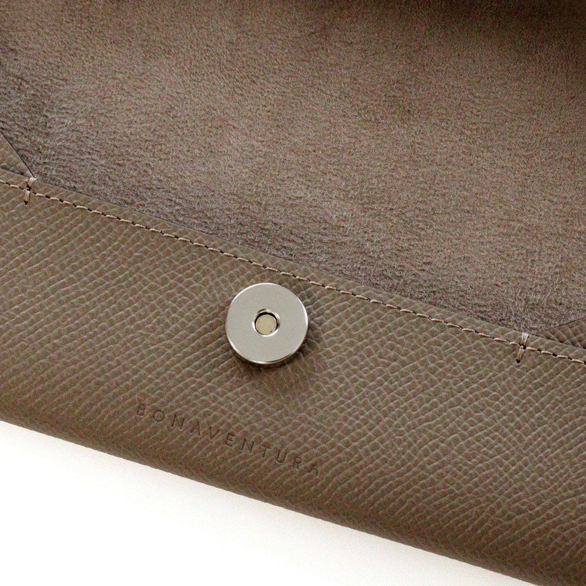 Flap Eyeglass Case Nobile Leather (Etoupe)