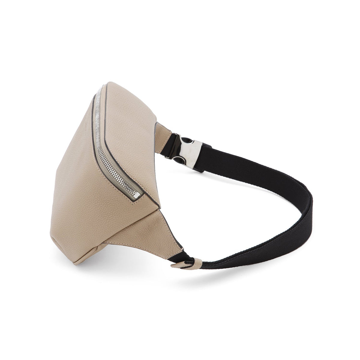 Liam Crossbody Bag Shrink Leather (Greige)