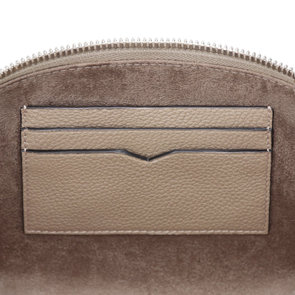 Liam Crossbody Bag Shrink Leather (Greige)