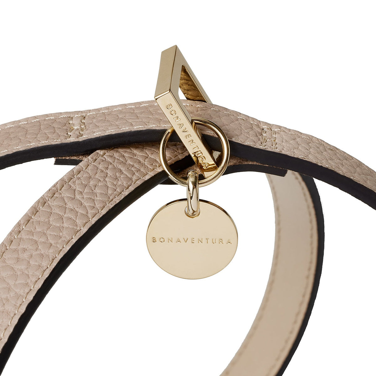 BONAVENTURA × FRIDA Firenze Harness for Pets Shrink Leather (Greige)