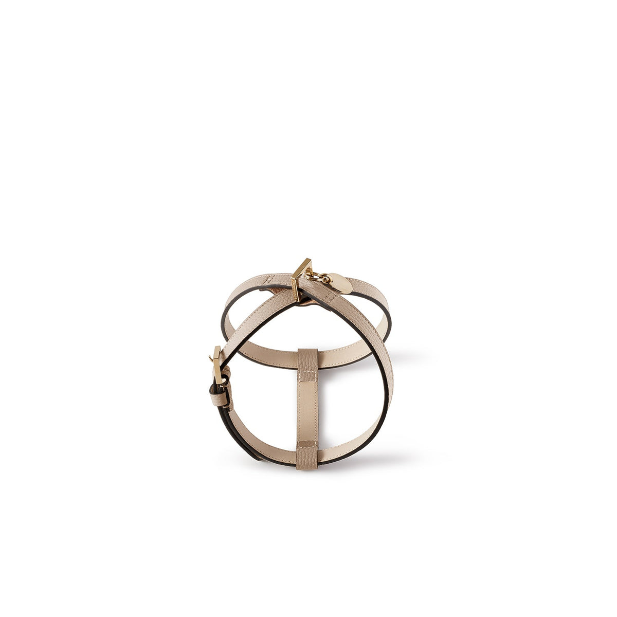 BONAVENTURA × FRIDA Firenze Harness for Pets Shrink Leather (Greige - 30)