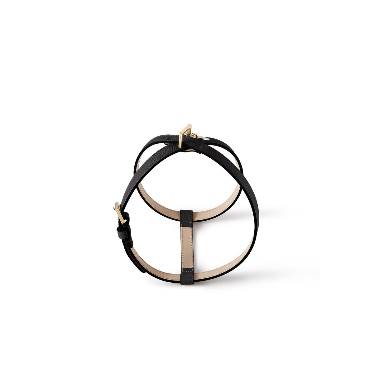 BONAVENTURA × FRIDA Firenze Harness for Pets Shrink Leather (Black - 45)