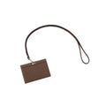 Horizontal ID Card Holder Shrink Leather