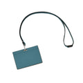ID Card Holder Shrink Leather (Horizontal / Silver)