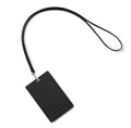 ID Card Holder Shrink Leather (Vertical / Silver)