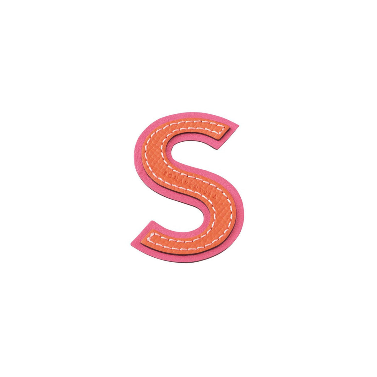 Initial Letter (Orange × Fuchsia Pink - S)