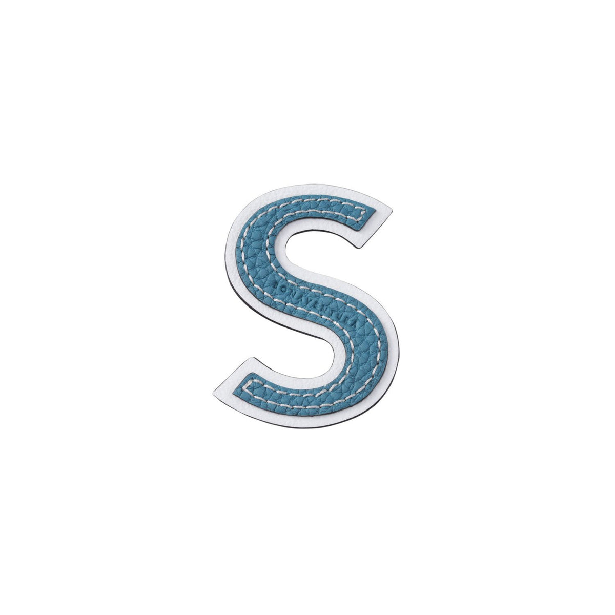 Initial Letter (Blue Cyan × White - S)