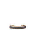 Round Gold Bracelet (Shrink Leather)