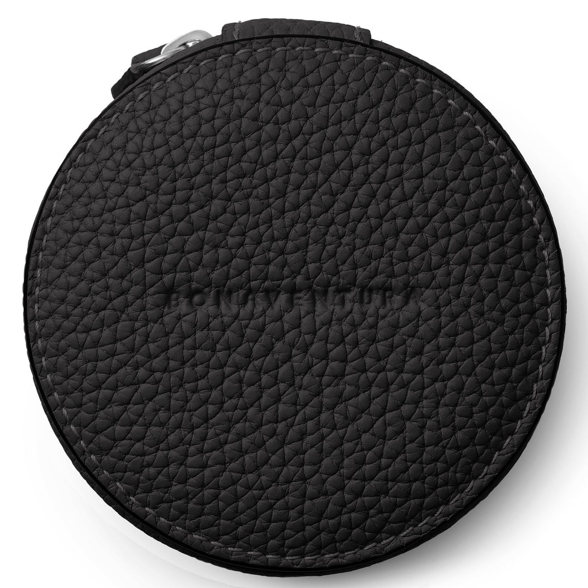 Jewelry Pouch Shrink Leather (Black)