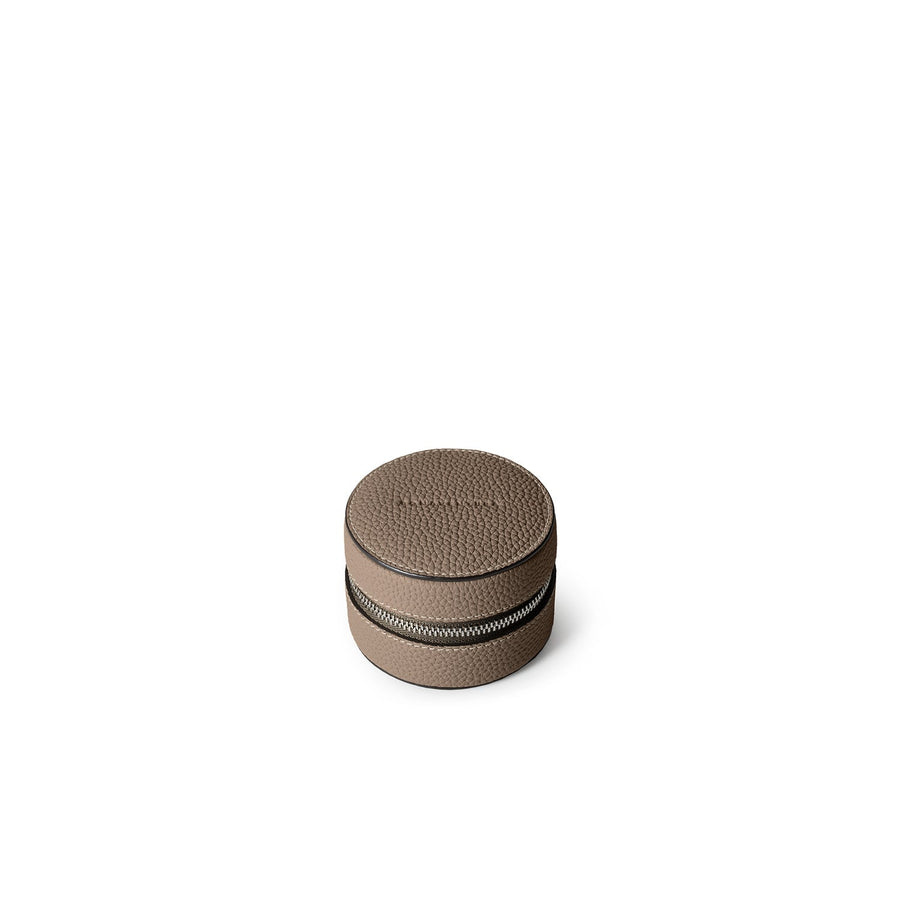 Jewelry Pouch Shrink Leather (Etoupe)