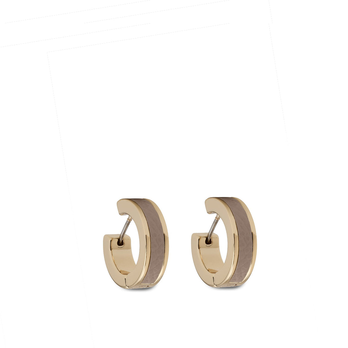 Circle Earrings Nobile Leather