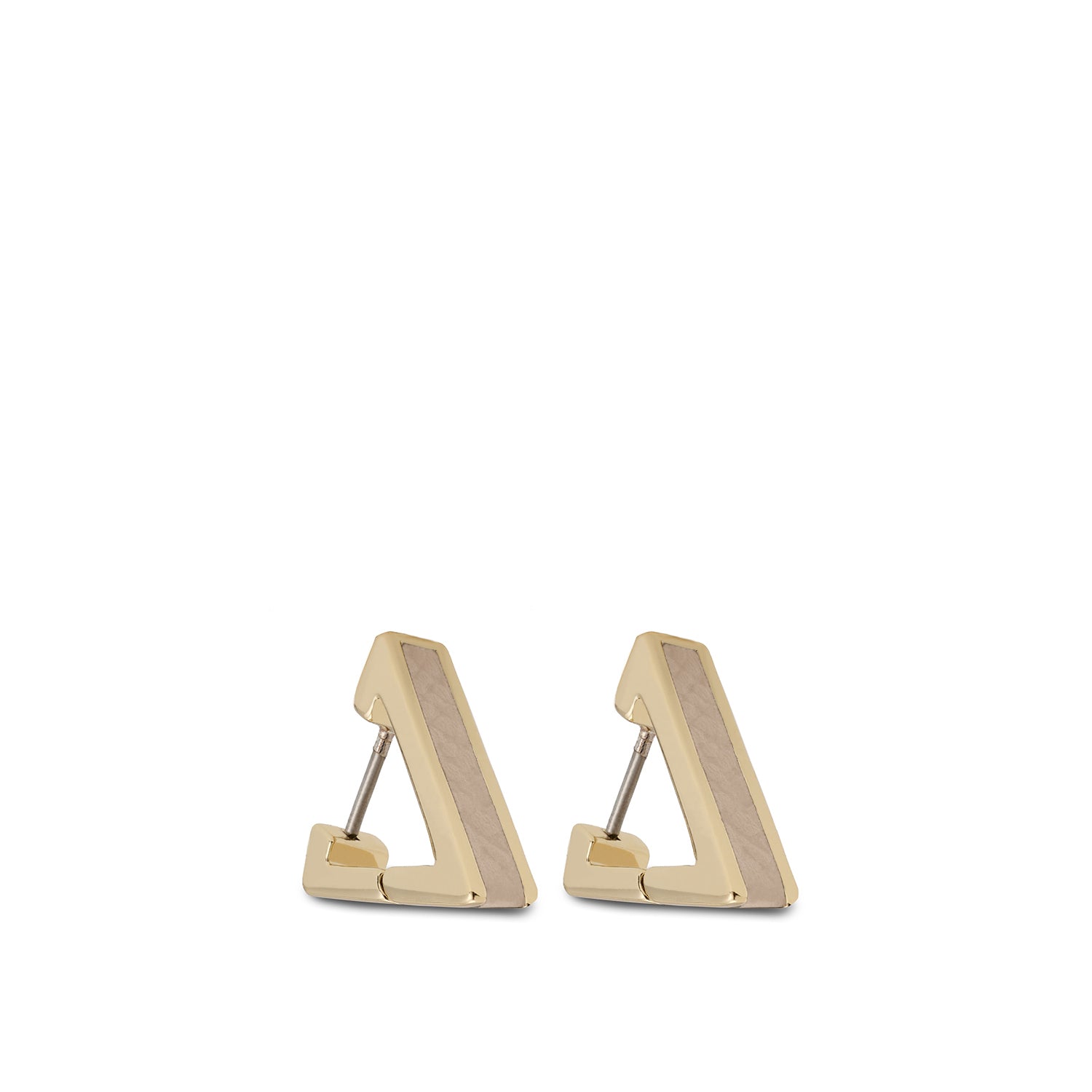 Triangle Earrings Gold