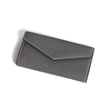 Slim Key Case Shrink Leather (Charcoal Gray × True Gray)