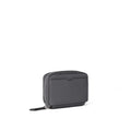 Round Zip Smart Key Case Shrink Leather
