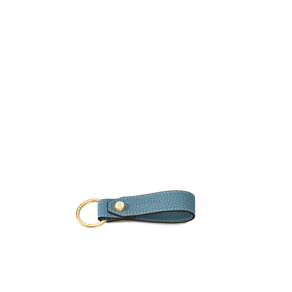 Key Holder Shrink Leather (Blue Cyan)