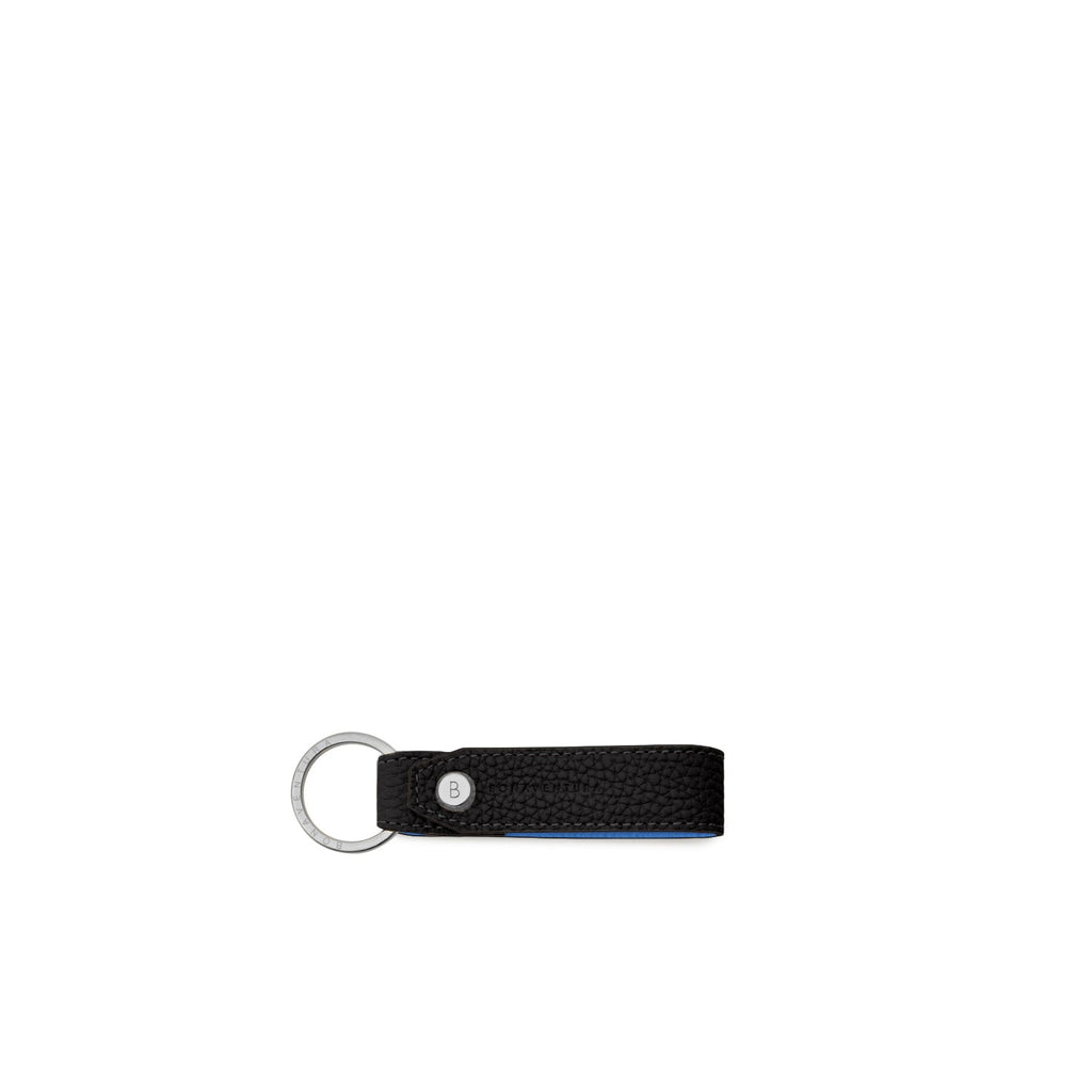 SAVOIA × BONAVENTURA Key Holder Shrink Leather (Black × Savoia Blue)