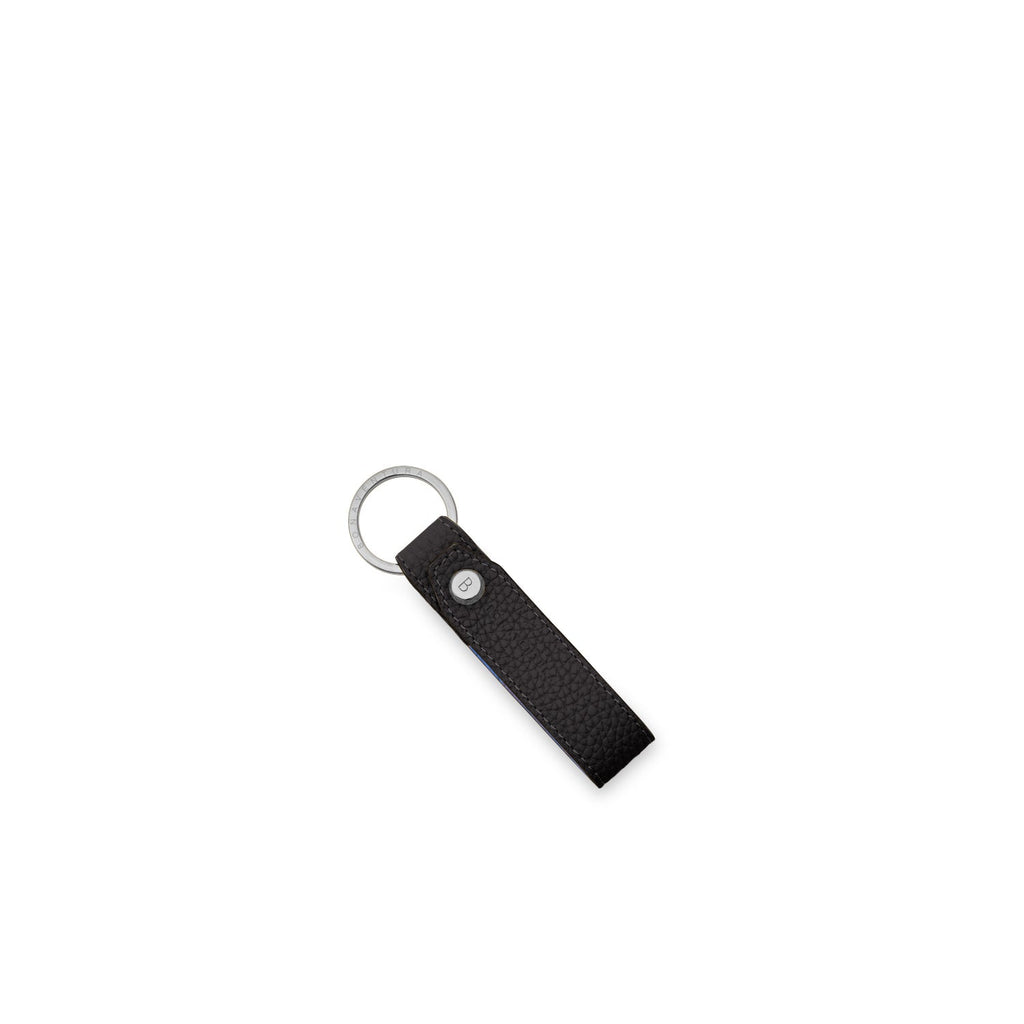 SAVOIA × BONAVENTURA Key Holder Shrink Leather (Black × Savoia Blue)