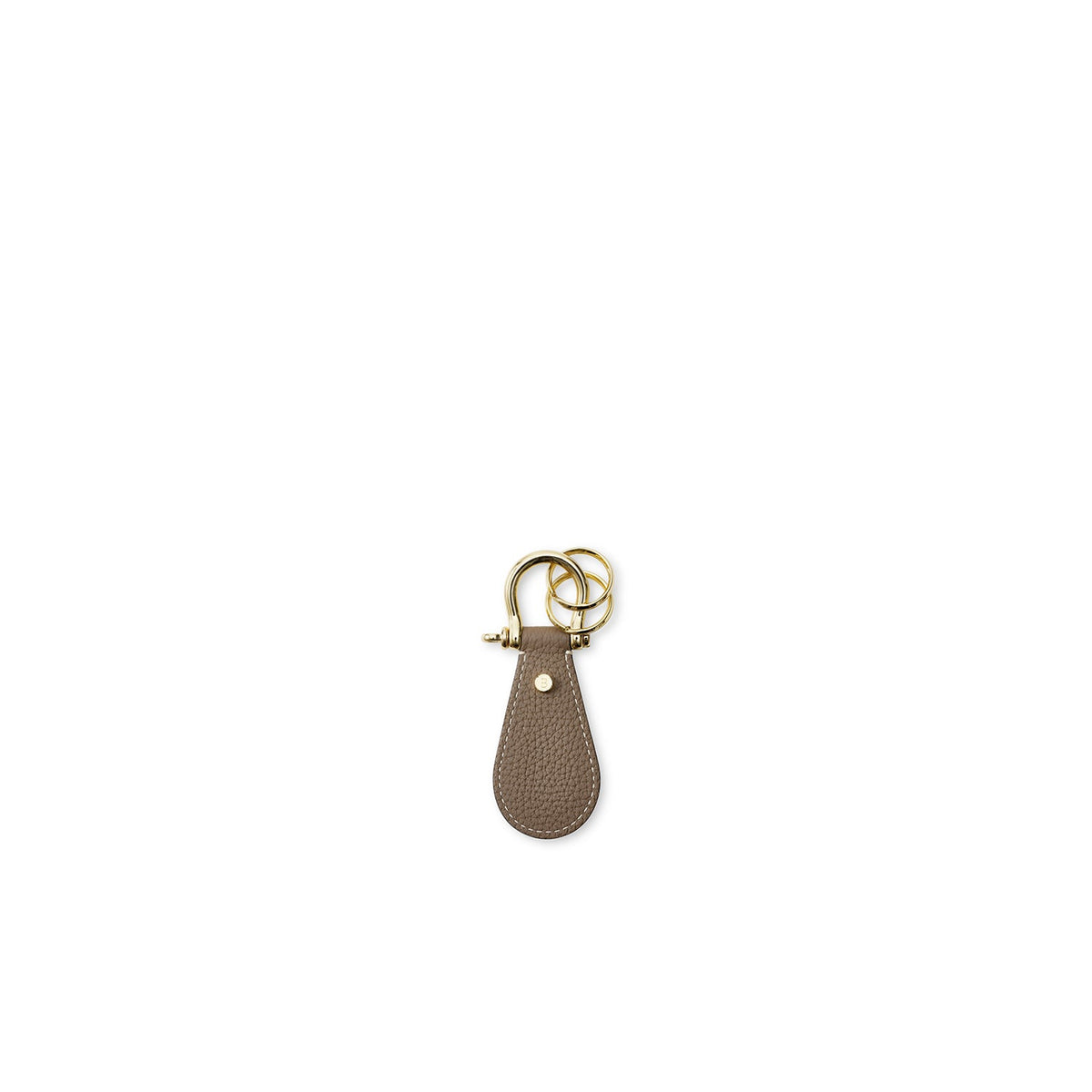 Shackle Key Holder Shrink Leather (Etoupe)