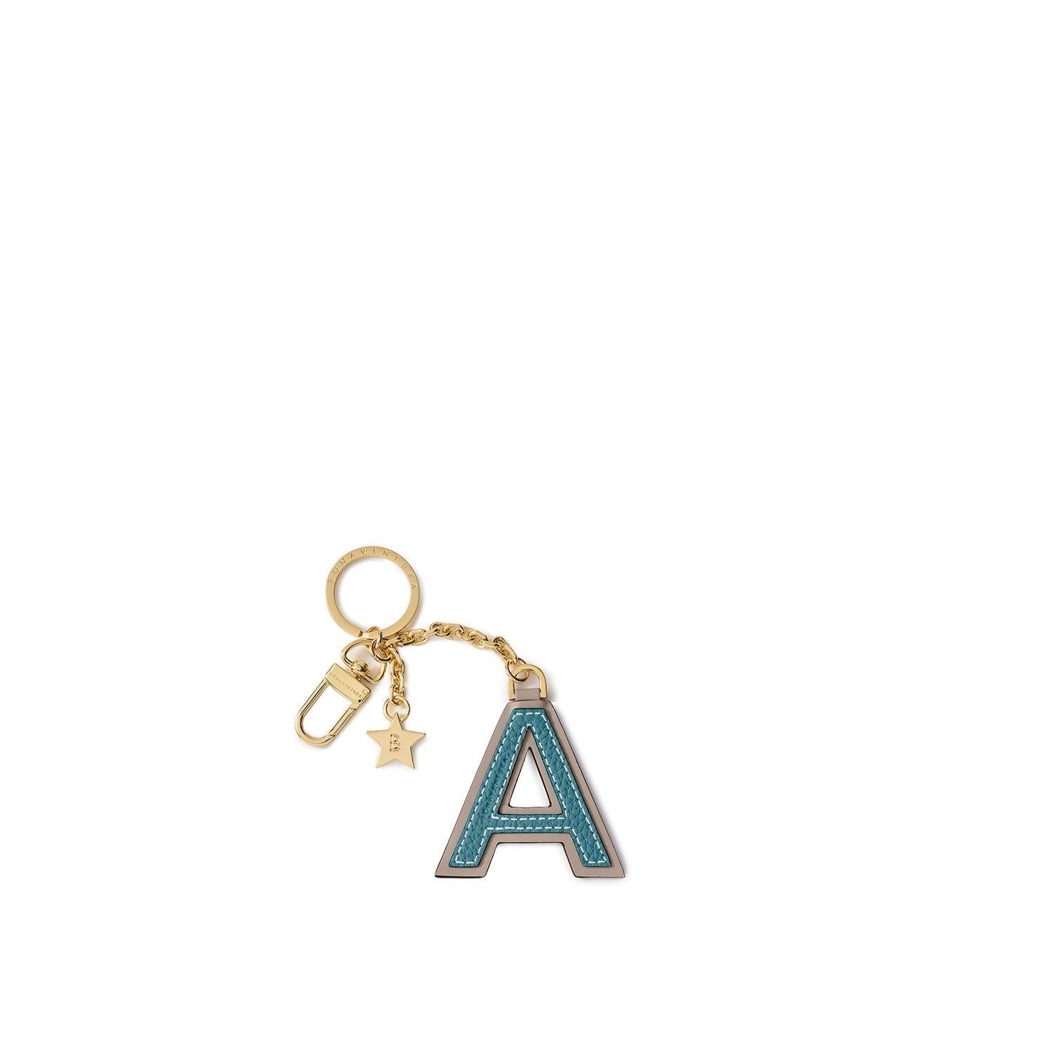 イニシャルチャーム キーホルダー -A