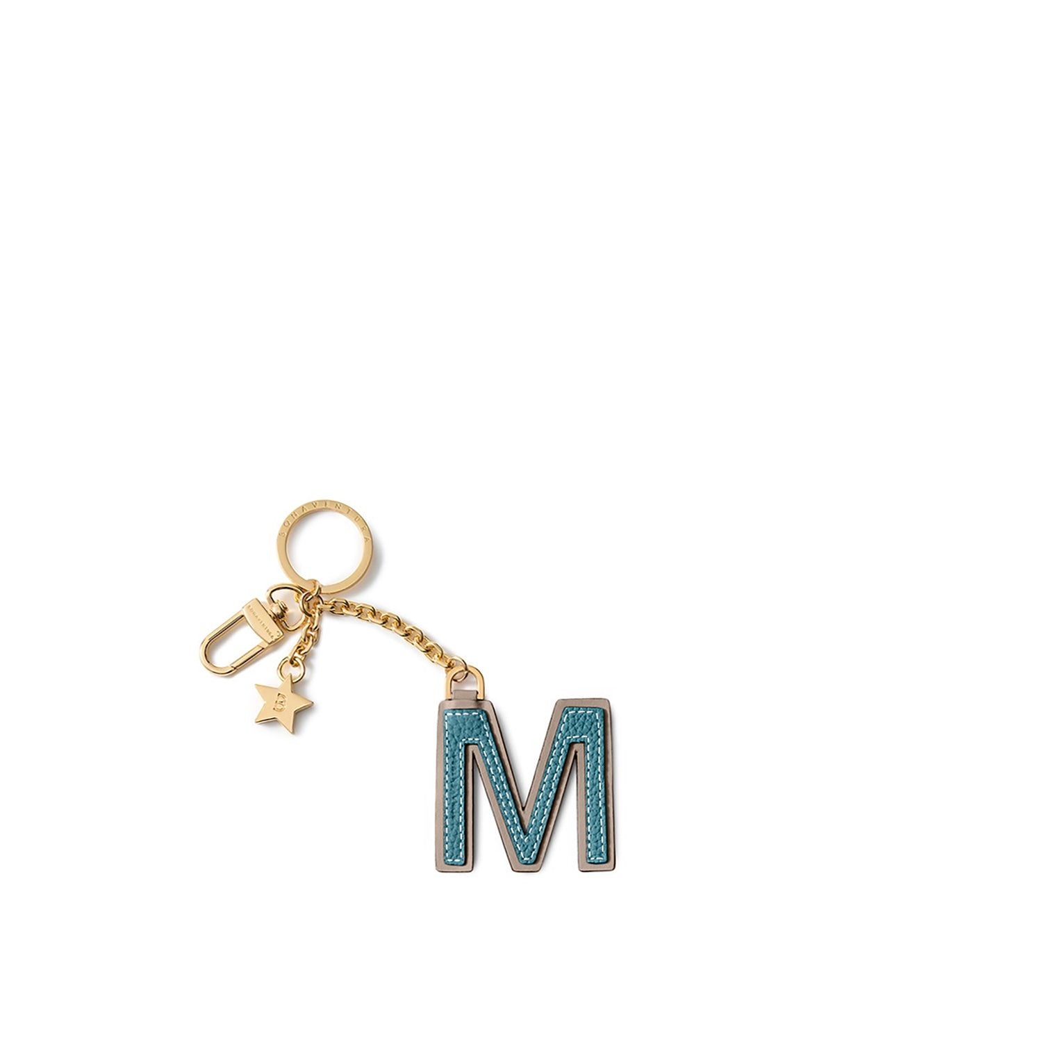 イニシャルチャーム キーホルダー -M