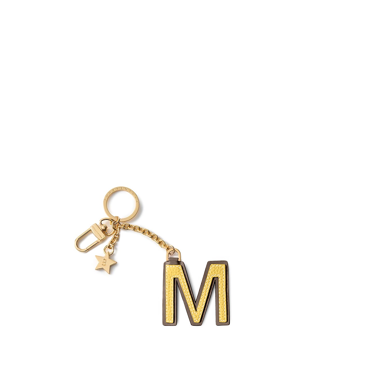 イニシャルチャーム キーホルダー -M