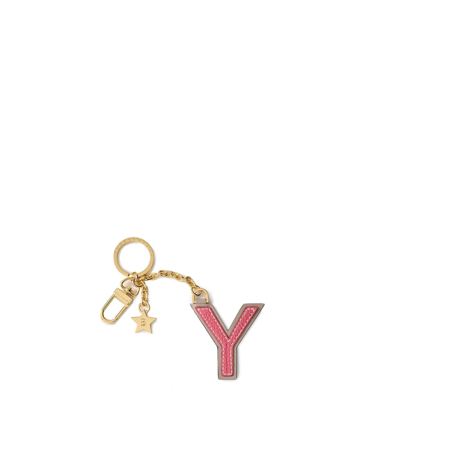 イニシャルチャーム キーホルダー -Y