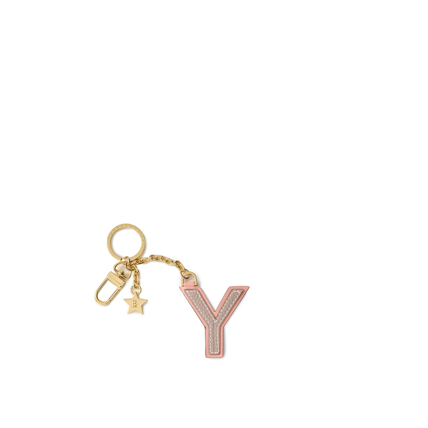イニシャルチャーム キーホルダー -Y
