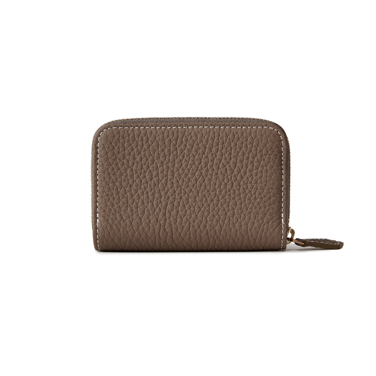 Smart Key Case Shrink Leather (Etoupe × Yellow)