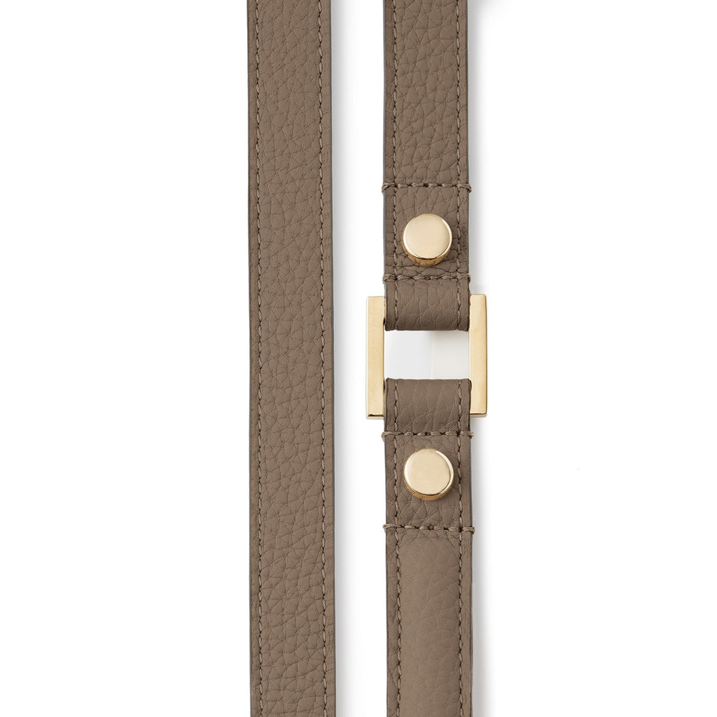 BONAVENTURA × FRIDA Firenze Leash for Pets Shrink Leather (Etoupe)