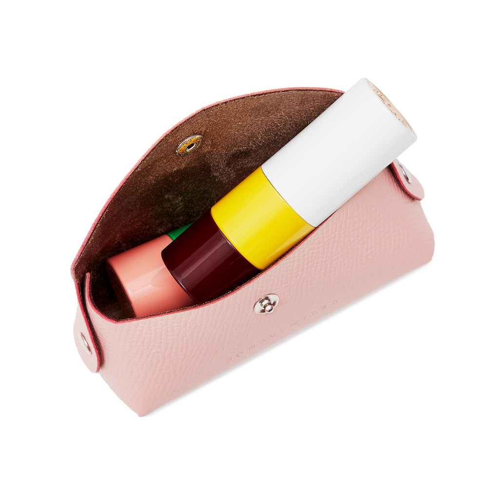 Lipstick Case Nobile Leather (Shell Pink)