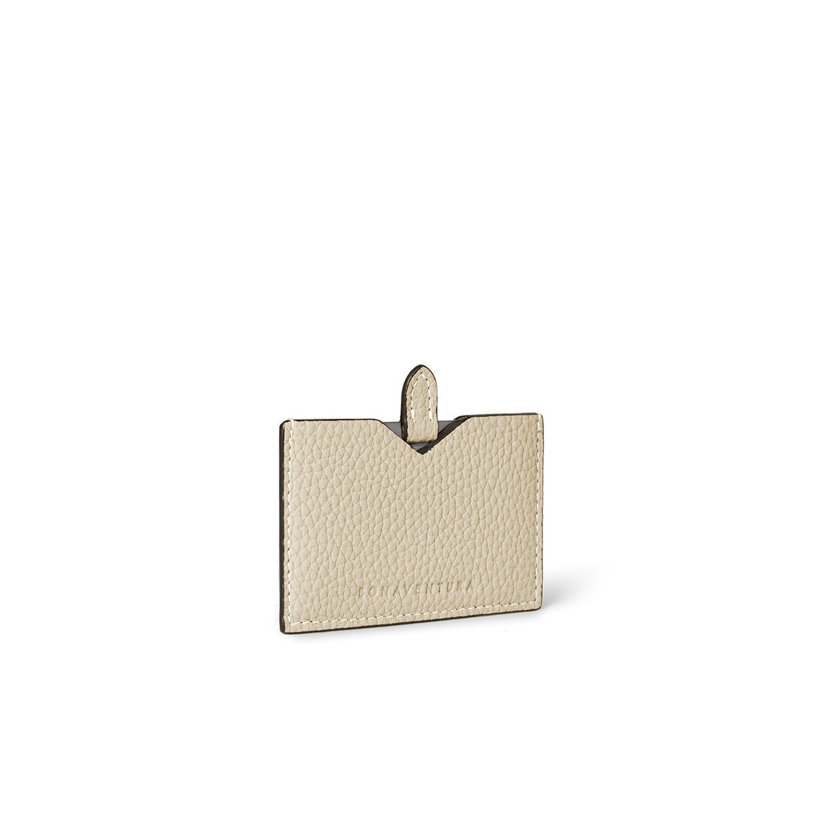 Compact Mirror Leather Case Shrink Leather (Ivory)