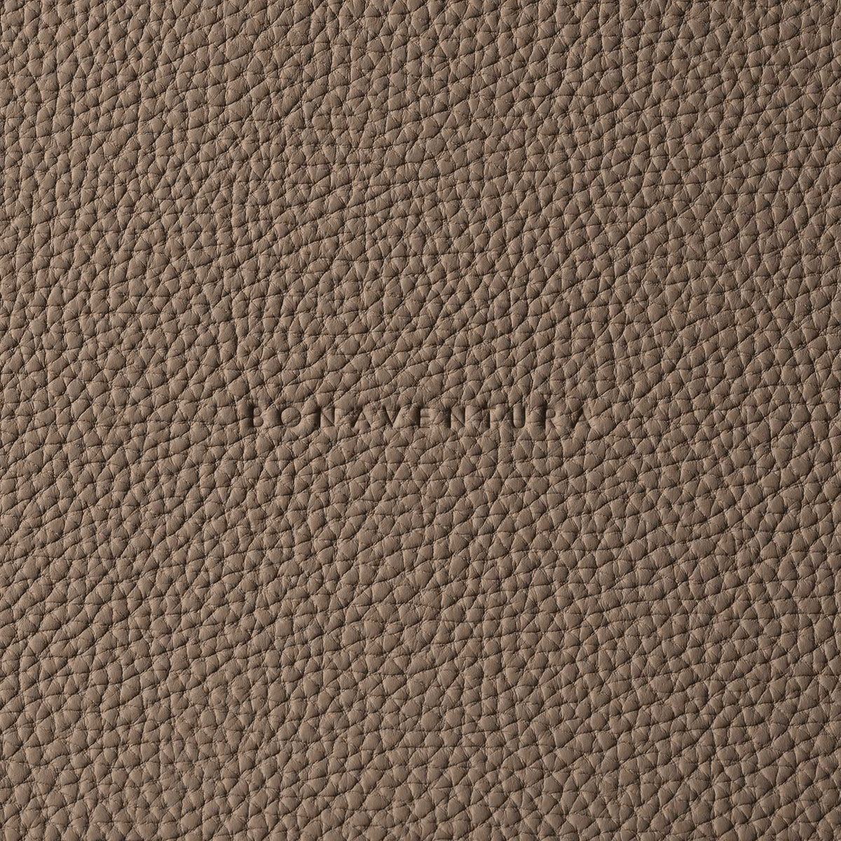Round Placemat Shrink Leather (Etoupe)