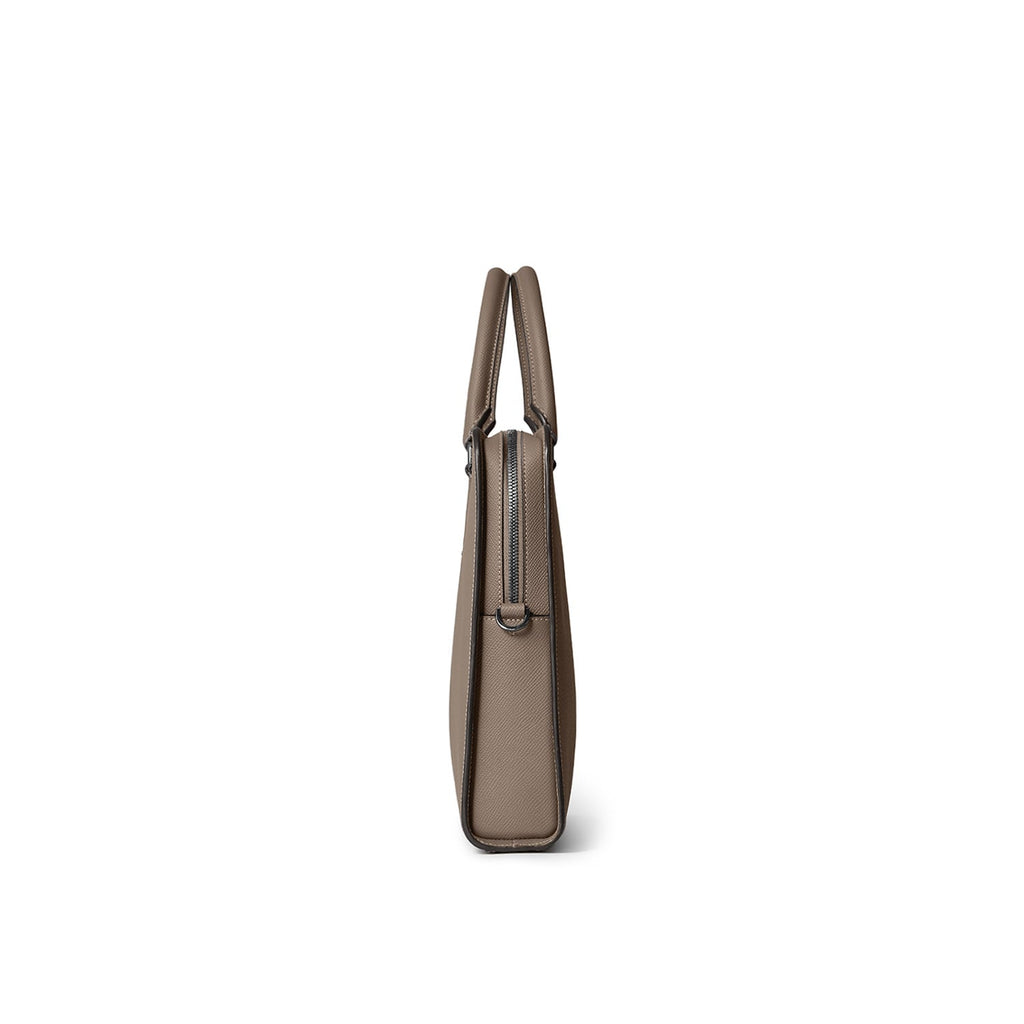 Giorgio Slim Briefcase Nobile Leather (Etoupe)