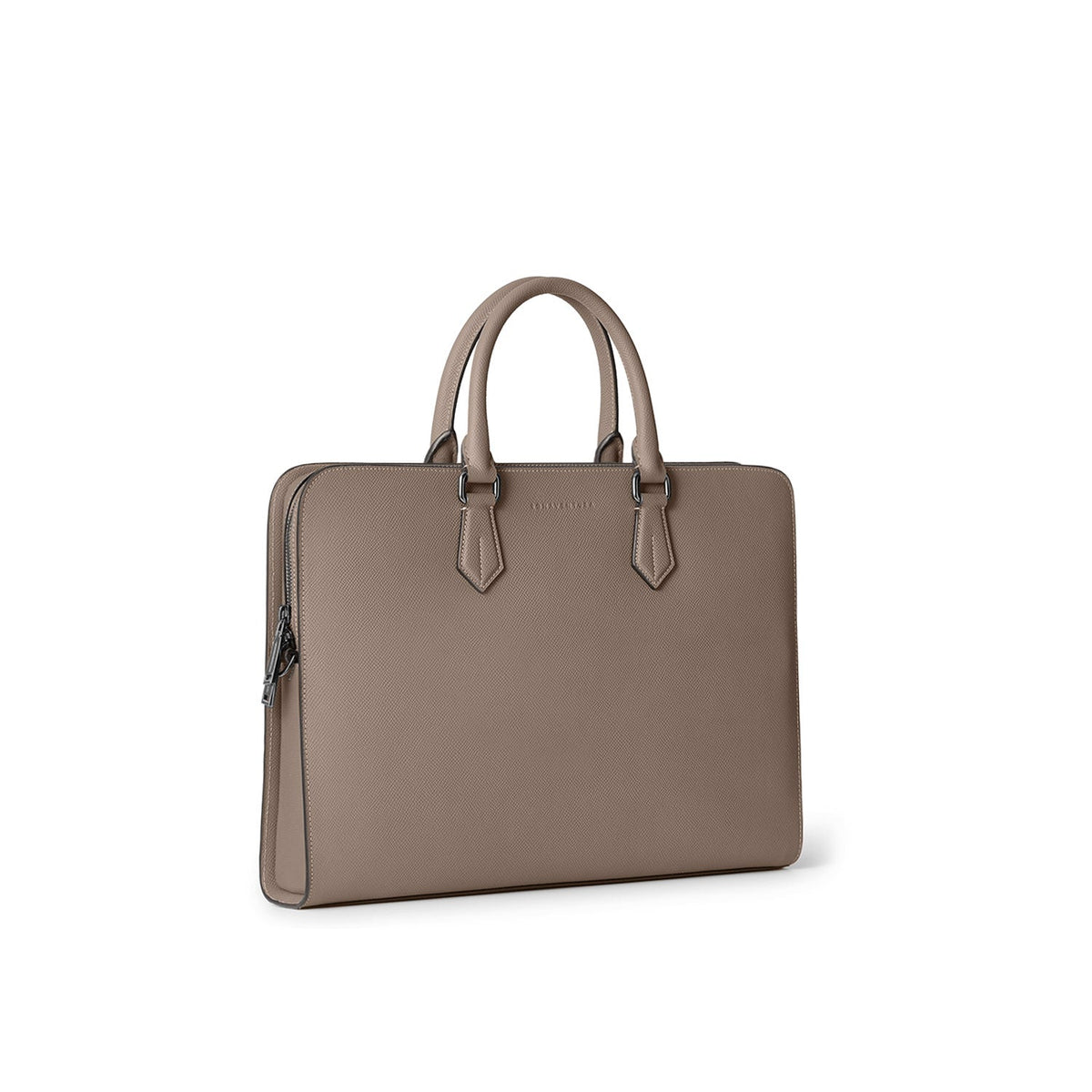 Giorgio Slim Briefcase Nobile Leather (Etoupe)