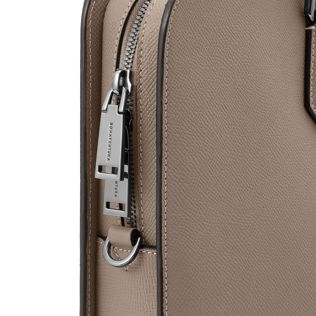 Giorgio Slim Briefcase Nobile Leather (Etoupe)
