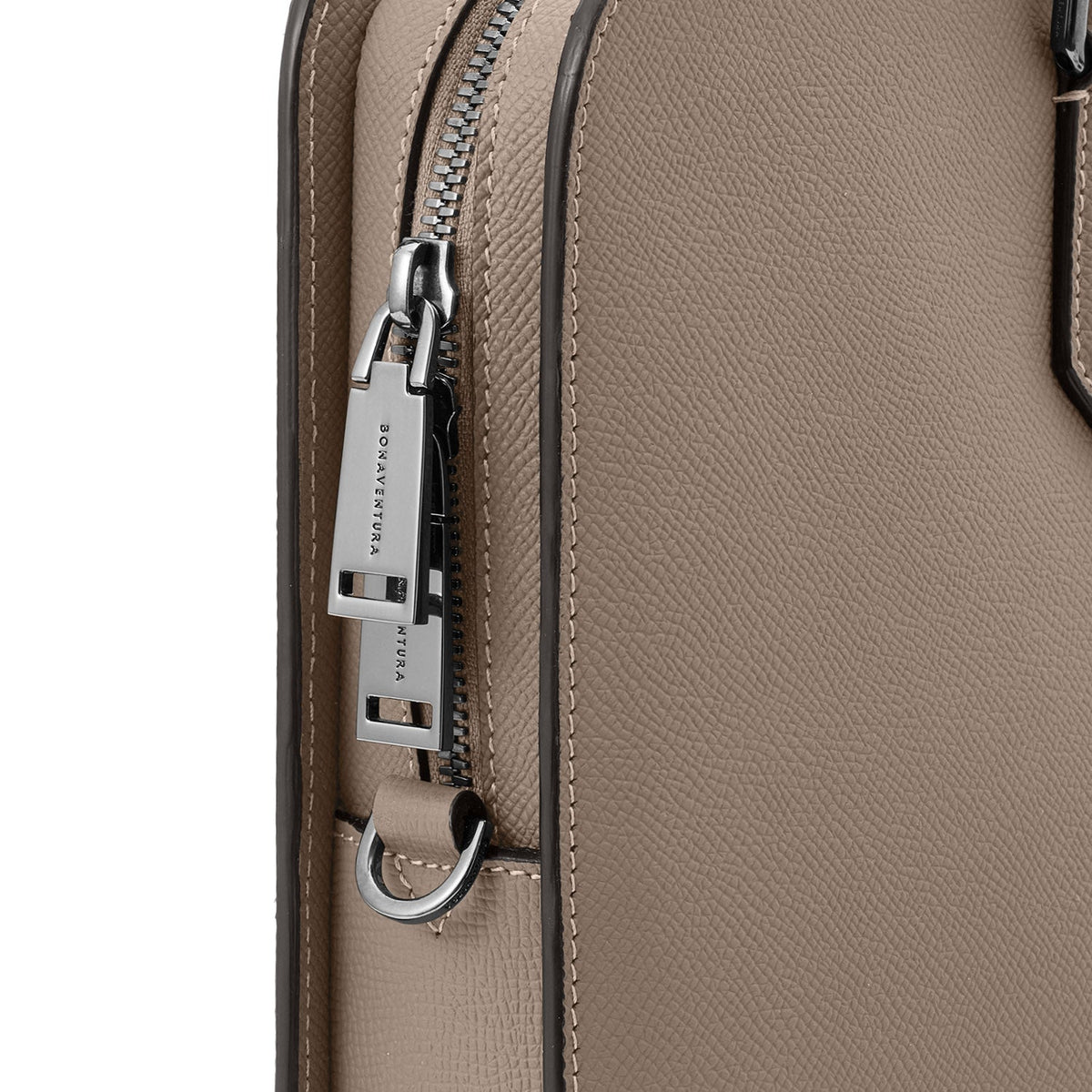 Giorgio Slim Briefcase Nobile Leather (Etoupe)