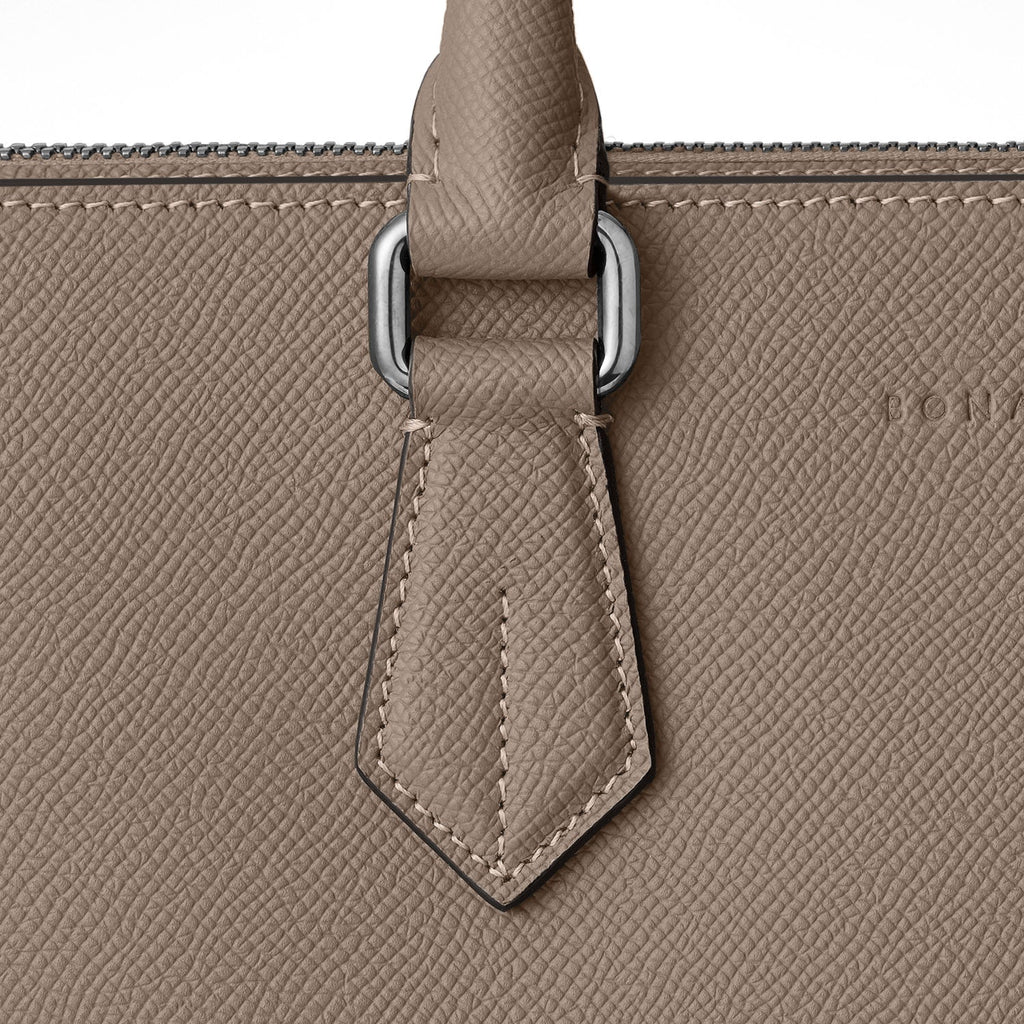 Giorgio Slim Briefcase Nobile Leather (Etoupe)