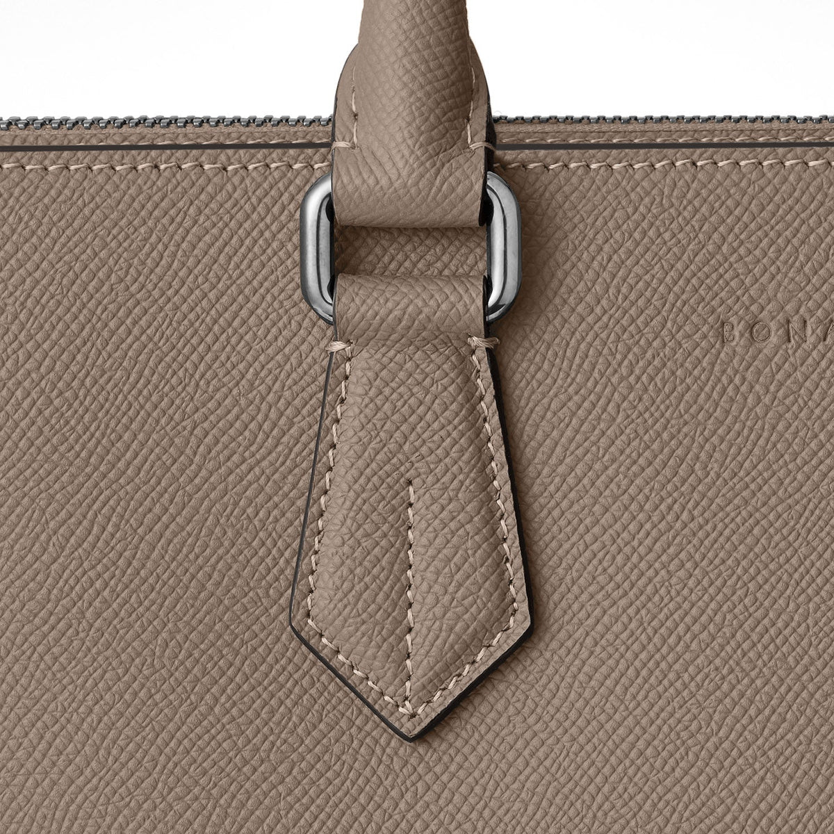 Giorgio Slim Briefcase Nobile Leather (Etoupe)