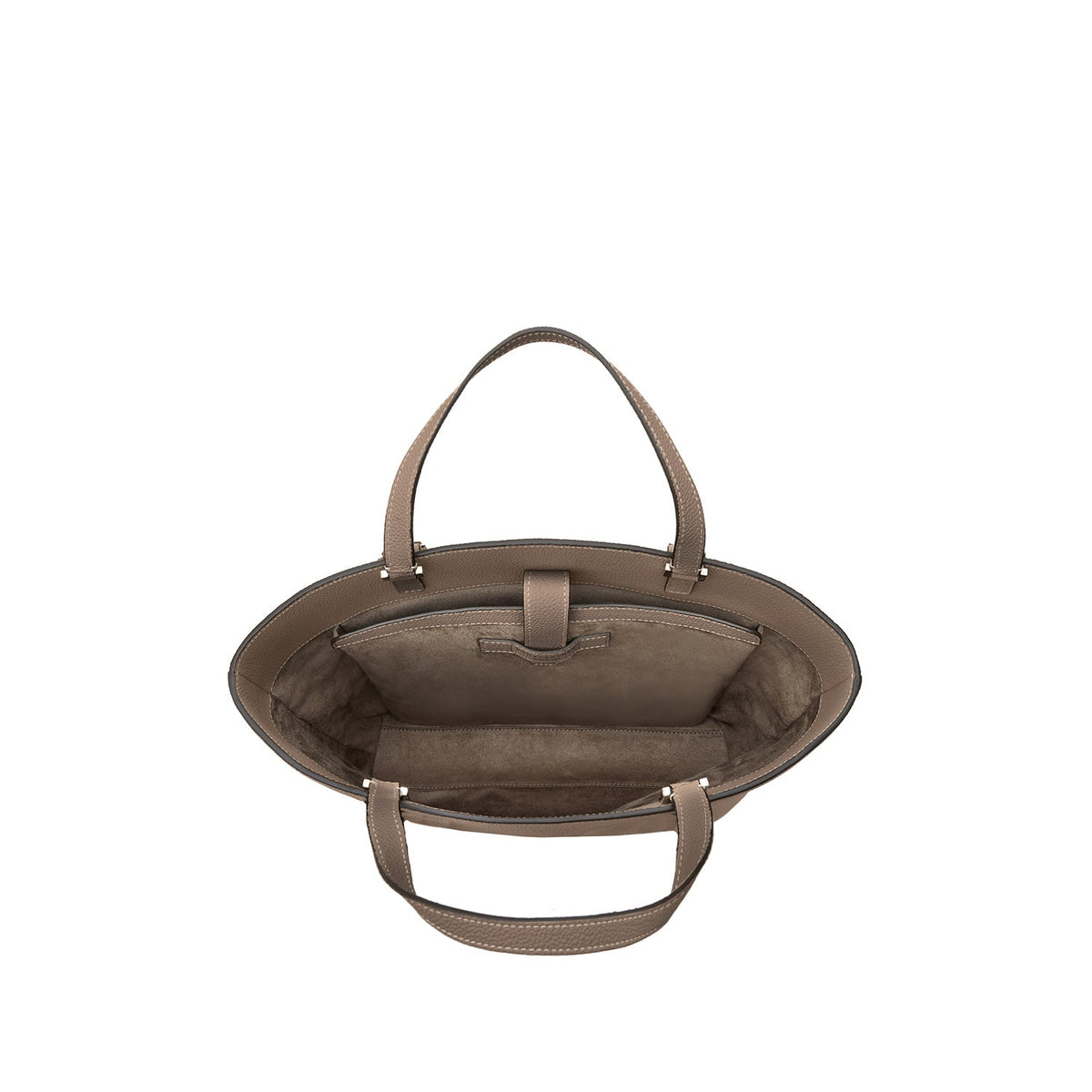 Cleo Tote Bag Shrink Leather (Etoupe)