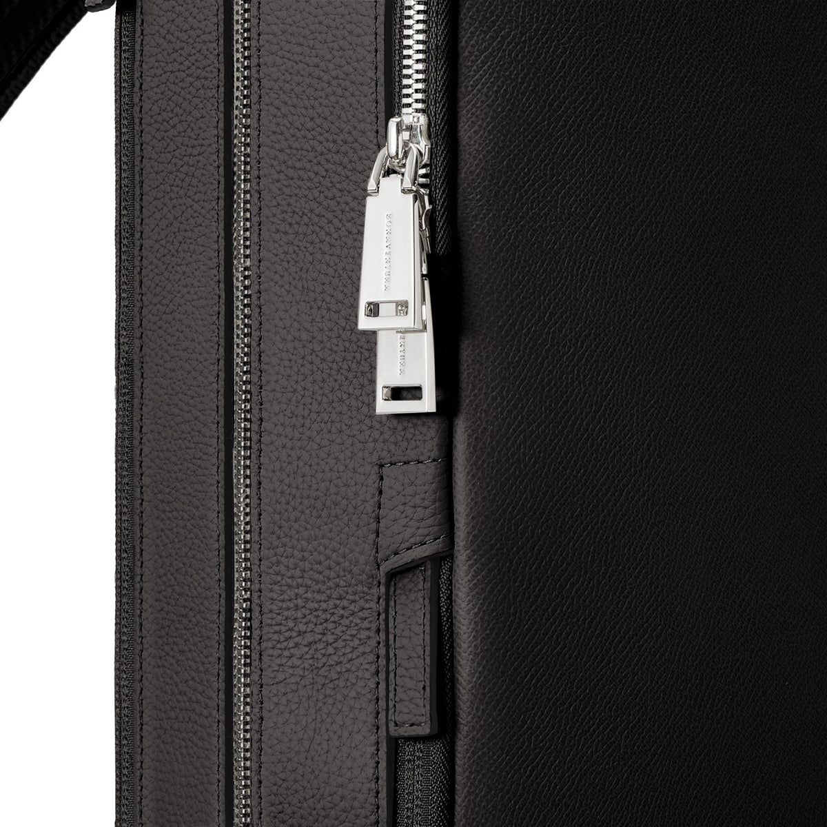 SAVOIA × BONAVENTURA David Backpack Nobile Leather × Shrink Leather (Black × Savoia Blue)