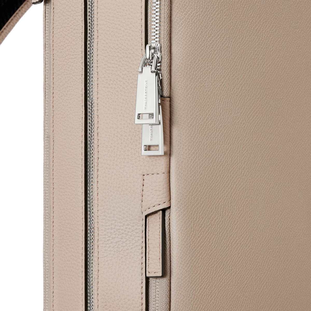 David Backpack Nobile Leather × Shrink Leather (Greige)
