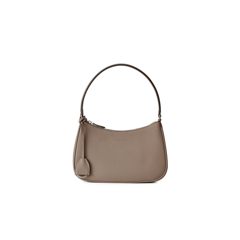 Chiara Shoulder Bag Shrink Leather (Etoupe)