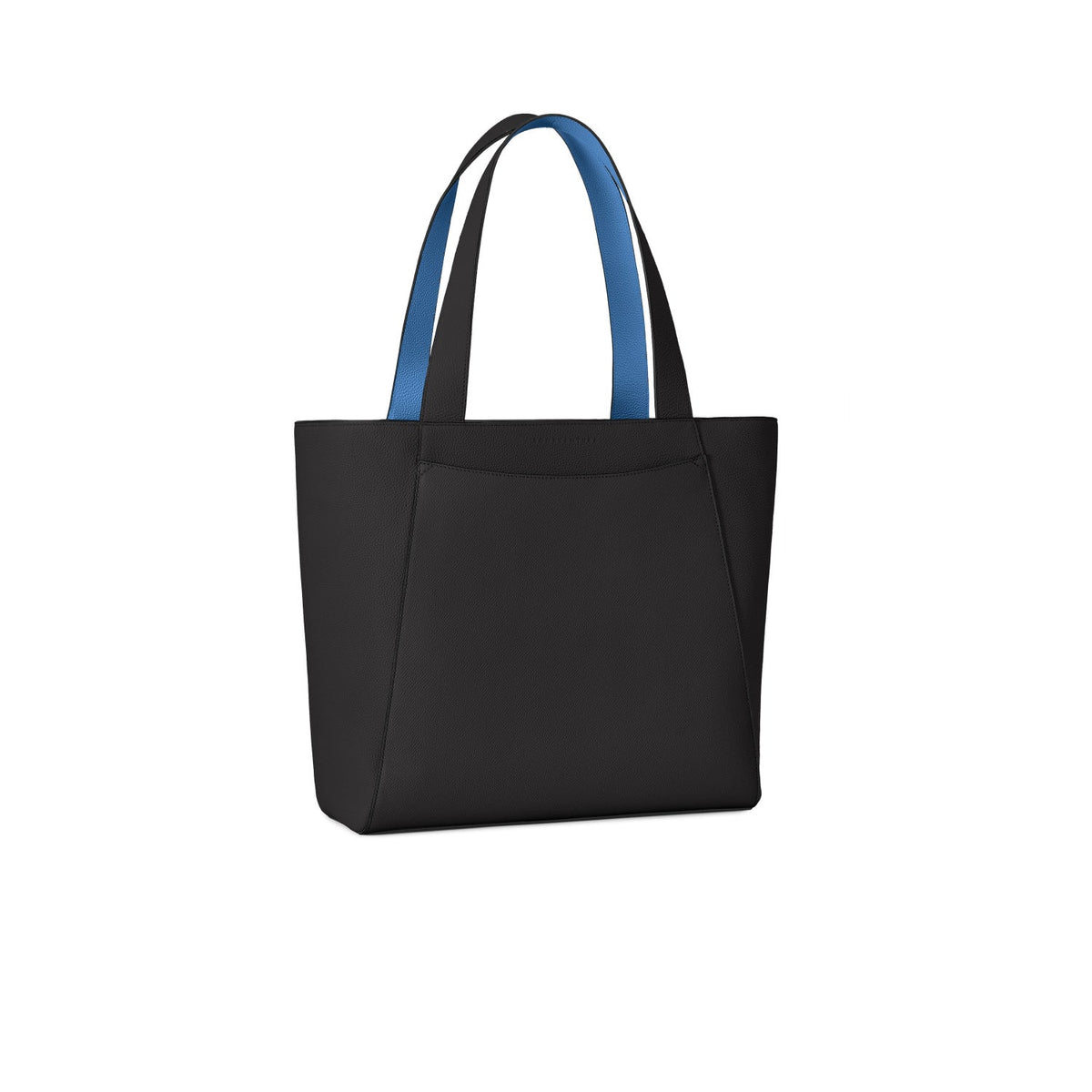 SAVOIA × BONAVENTURA Manuel Tote Bag Shrink Leather (Black × Savoia Blue)