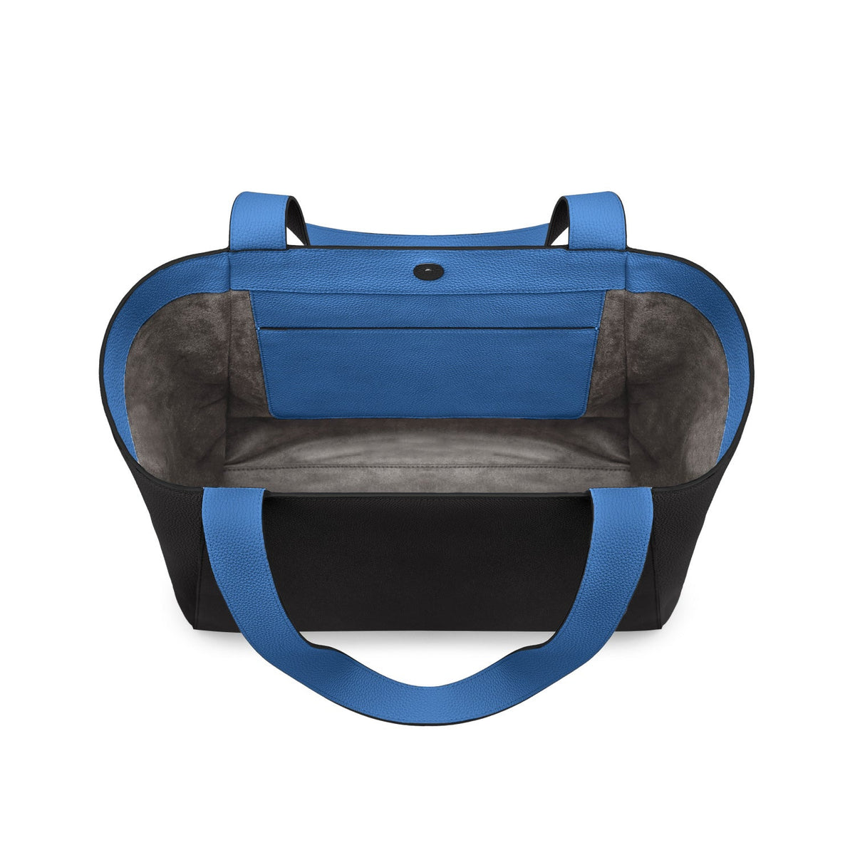 SAVOIA × BONAVENTURA Manuel Tote Bag Shrink Leather (Black × Savoia Blue)