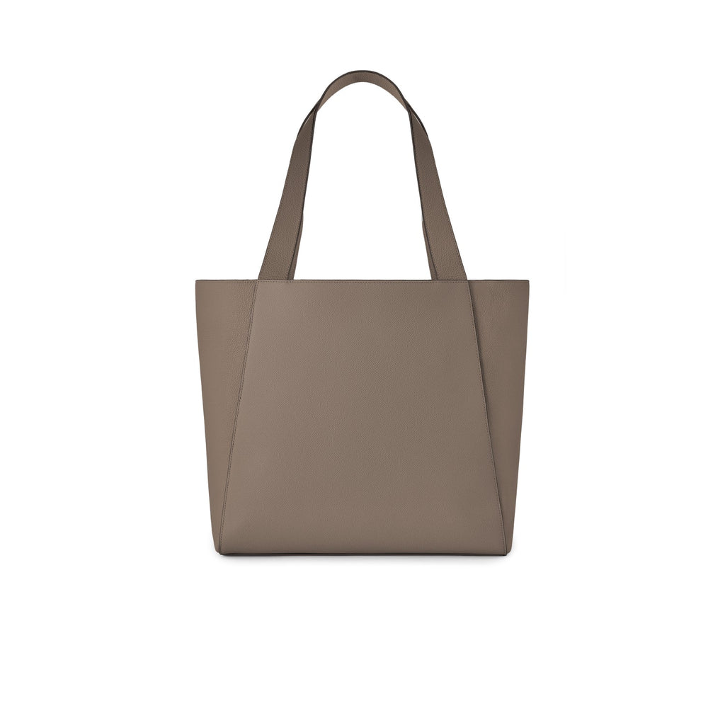 Manuel Tote Bag Shrink Leather (Etoupe)